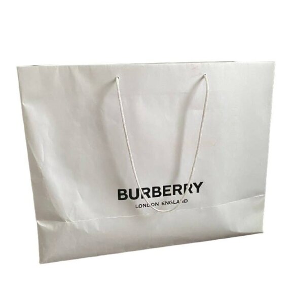 Authentic Oversized Burberry Shopping Paper Bag - Picture 1 of 6